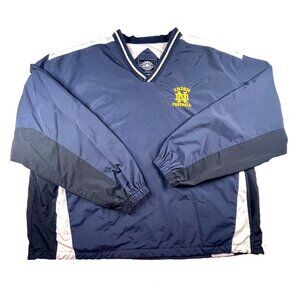 VT Notre Dame Fighting Irish Football Pullover Windbreaker Charles River Apparel